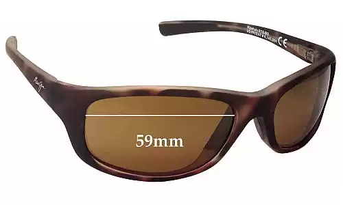 Sunglass Fix Verres de Remplacement pour Maui Jim MJ279 Kipahulu - 59mm Wide Sunglass Fix Verres de Remplacement pour Maui Jim MJ279 Kipahulu - 59mm Wide