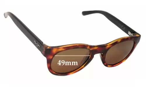 Sunglass Fix Verres de Remplacement pour Maui Jim MJ287 Liana - 49mm Wide Sunglass Fix Verres de Remplacement pour Maui Jim MJ287 Liana - 49mm Wide