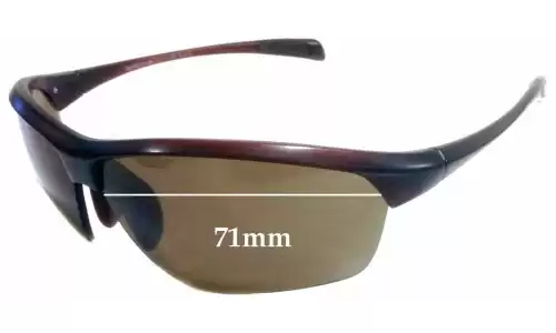 Sunglass Fix Verres de Remplacement pour Maui Jim MJ429 Stone Crushers - 71mm Wide Sunglass Fix Verres de Remplacement pour Maui Jim MJ429 Stone Crushers - 71mm Wide