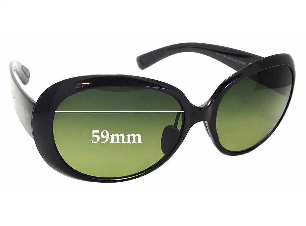 Sunglass Fix Verres de Remplacement pour Maui Jim MJ436 Nahiku - 59mm Wide Sunglass Fix Verres de Remplacement pour Maui Jim MJ436 Nahiku - 59mm Wide