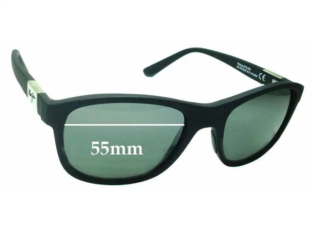 Sunglass Fix Verres de Remplacement pour Maui Jim MJ745 Wakea - 55mm Wide Sunglass Fix Verres de Remplacement pour Maui Jim MJ745 Wakea - 55mm Wide