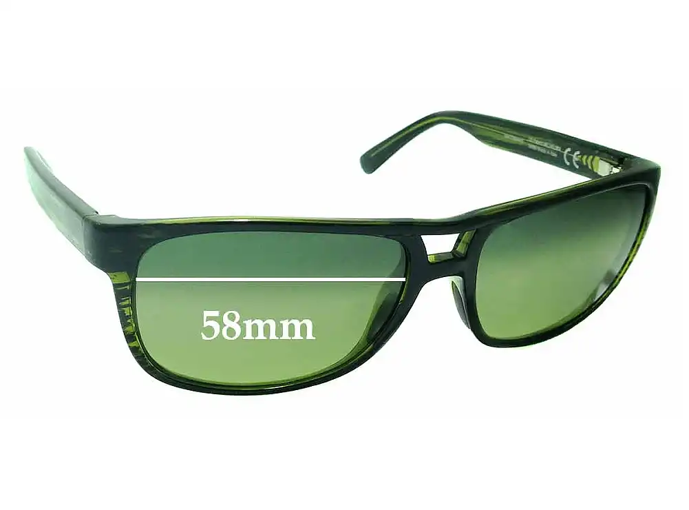 Sunglass Fix Lentilles de Remplacement pour Maui Jim MJ267 Waterways - 58mm Wide Sunglass Fix Lentilles de Remplacement pour Maui Jim MJ267 Waterways - 58mm Wide