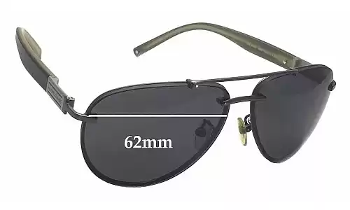 Sunglass Fix Verres de Remplacement pour Montblanc MB 404S - 62mm Wide Sunglass Fix Verres de Remplacement pour Montblanc MB 404S - 62mm Wide