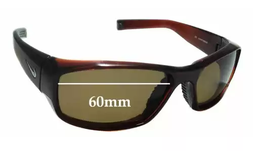 Sunglass Fix Verres de Remplacement pour Nike EV0571 Brazen - 60mm Wide Sunglass Fix Verres de Remplacement pour Nike EV0571 Brazen - 60mm Wide