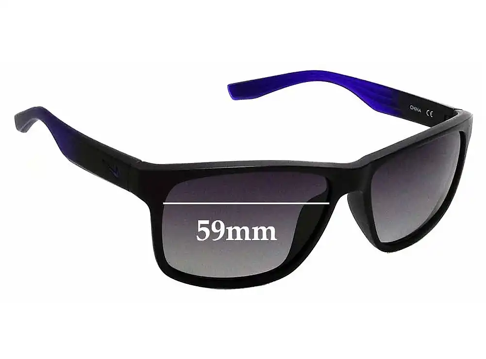 Sunglass Fix Verres de Remplacement pour Nike EV0835 Cruiser - 59mm Wide Sunglass Fix Verres de Remplacement pour Nike EV0835 Cruiser - 59mm Wide