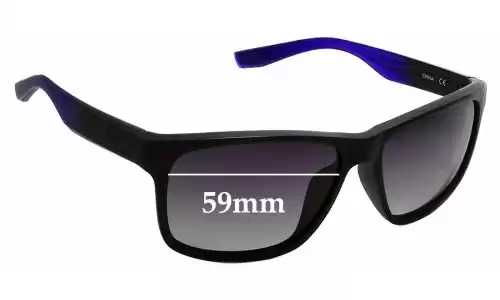 Sunglass Fix Verres de Remplacement pour Nike EV0835 Cruiser - 59mm Wide Sunglass Fix Verres de Remplacement pour Nike EV0835 Cruiser - 59mm Wide