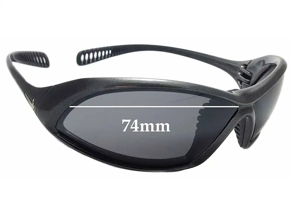 Sunglass Fix Verres de Remplacement pour Nike Unknown Model - 74mm Wide Sunglass Fix Verres de Remplacement pour Nike Unknown Model - 74mm Wide