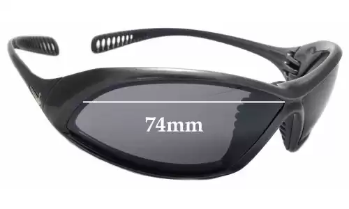 Sunglass Fix Verres de Remplacement pour Nike Unknown Model - 74mm Wide Sunglass Fix Verres de Remplacement pour Nike Unknown Model - 74mm Wide