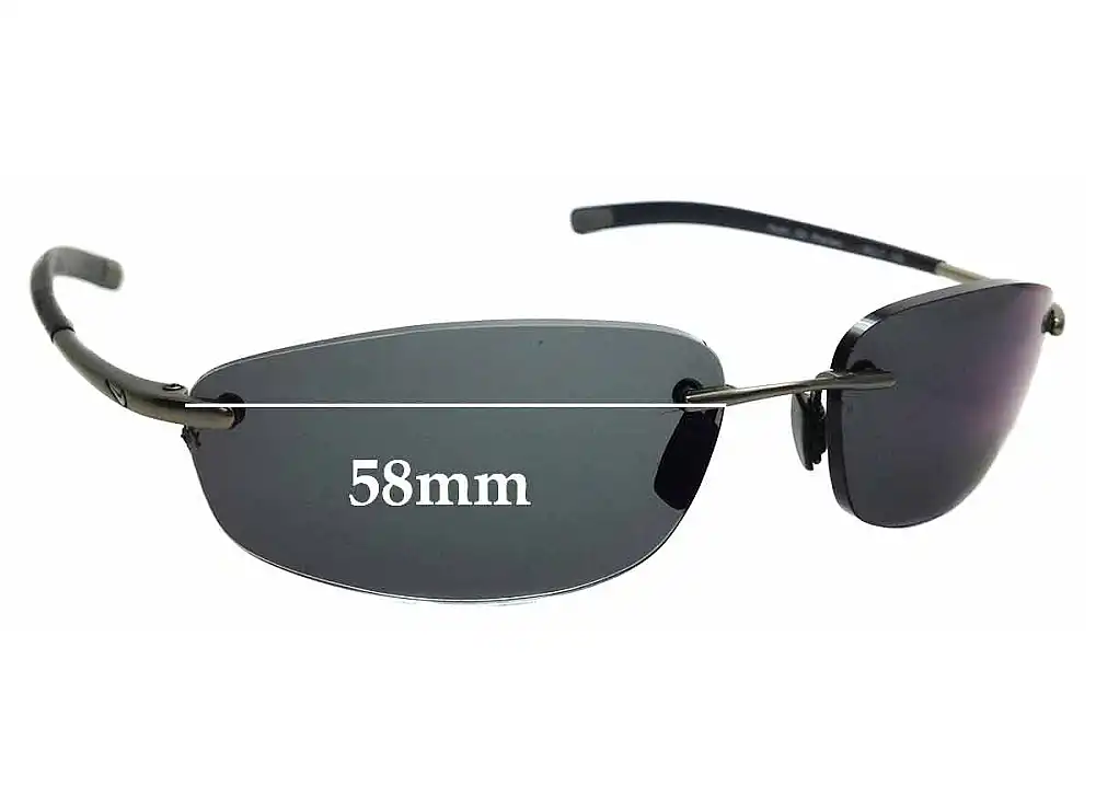 Sunglass Fix Verres de Remplacement pour Nike EV0206 Vaughn - 58mm Wide Sunglass Fix Verres de Remplacement pour Nike EV0206 Vaughn - 58mm Wide