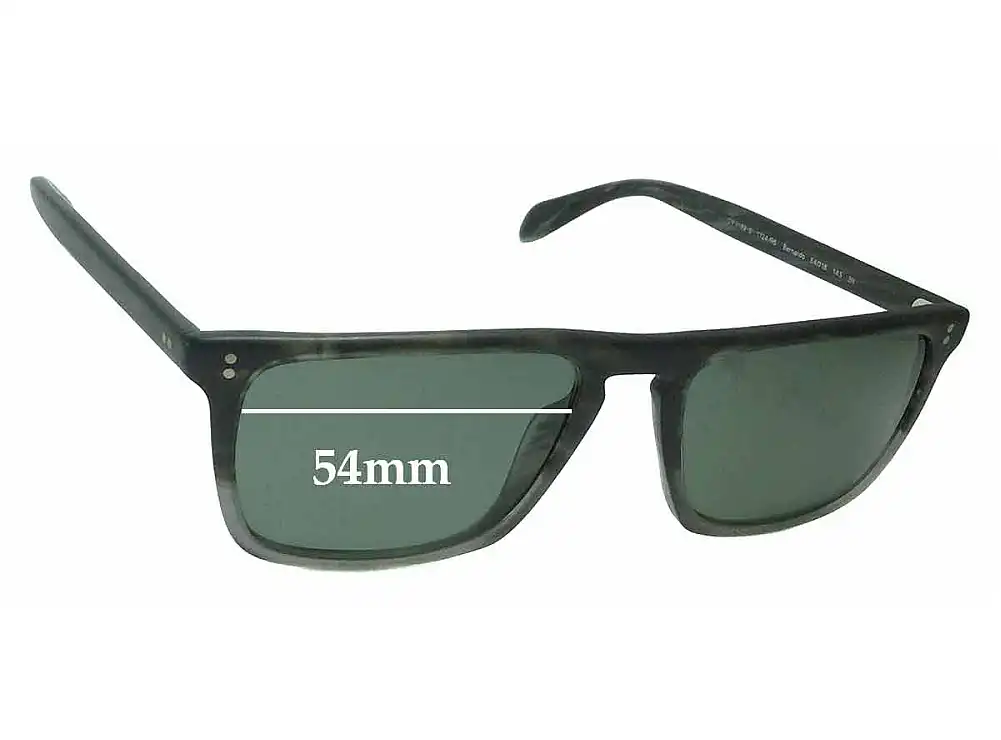 Sunglass Fix Lentilles de Remplacement pour Oliver Peoples Bernardo OV5189-S - 54mm Wide Sunglass Fix Lentilles de Remplacement pour Oliver Peoples Bernardo OV5189-S - 54mm Wide