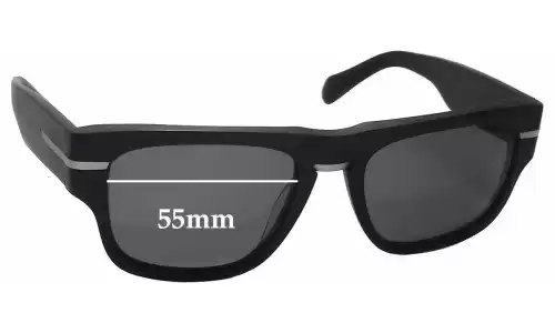 Sunglass Fix Lentilles de Remplacement pour Oliver Peoples Public School OV5311SU - 55mm Wide Oliver Peoples Public School OV5311SU Lentilles de Remplacement 55mm wide