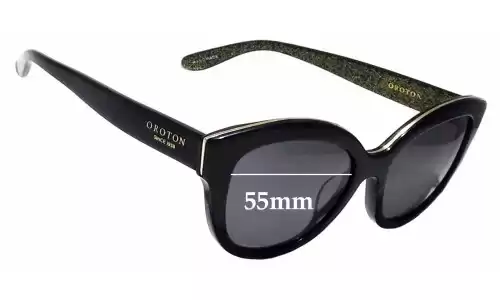 Sunglass Fix Verres de Remplacement pour Oroton Martina - 55mm Wide Sunglass Fix Verres de Remplacement pour Oroton Martina - 55mm Wide