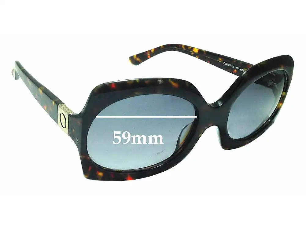 Sunglass Fix Verres de Remplacement pour Oroton Puerto Escondido - 59mm Wide Sunglass Fix Verres de Remplacement pour Oroton Puerto Escondido - 59mm Wide