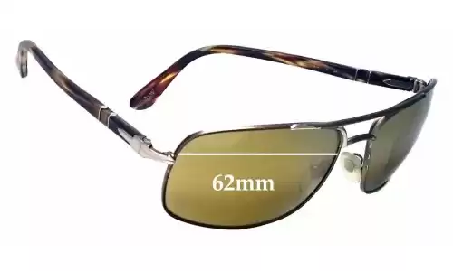 Sunglass Fix Verres de Remplacement pour Persol 2407-S - 62mm Wide Sunglass Fix Verres de Remplacement pour Persol 2407-S - 62mm Wide