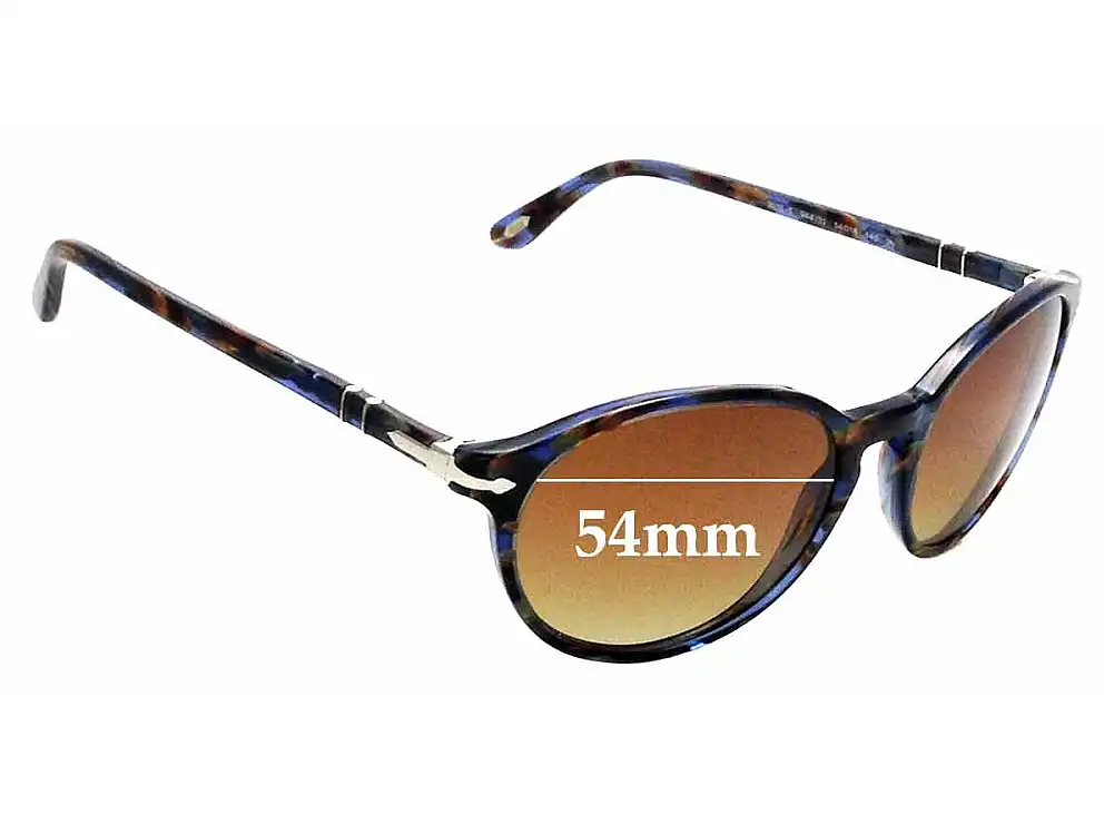 Sunglass Fix Lentilles de Remplacement pour Persol 3015-S - 54mm Wide Sunglass Fix Lentilles de Remplacement pour Persol 3015-S - 54mm Wide