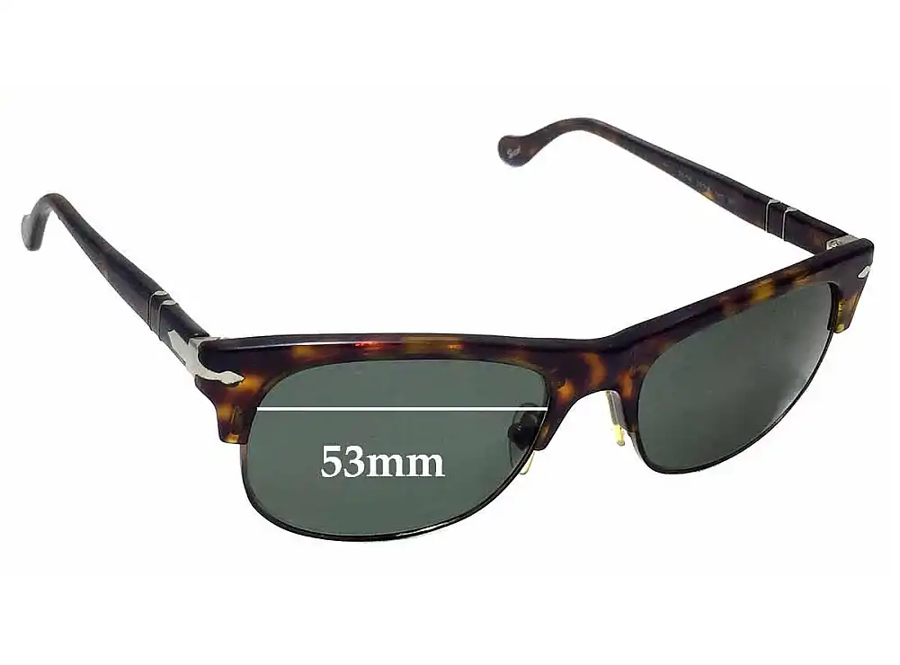 Sunglass Fix Verres de Remplacement pour Persol 3034-S - 53mm Wide Sunglass Fix Verres de Remplacement pour Persol 3034-S - 53mm Wide