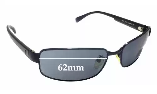 Sunglass Fix Verres de Remplacement pour Police S8408 - 62mm Wide Sunglass Fix Verres de Remplacement pour Police S8408 - 62mm Wide