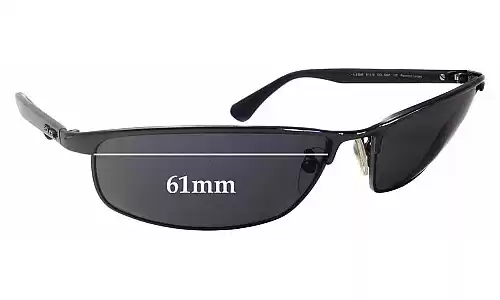 Sunglass Fix Verres de Remplacement pour Police S82464 - 61mm Wide Sunglass Fix Verres de Remplacement pour Police S82464 - 61mm Wide