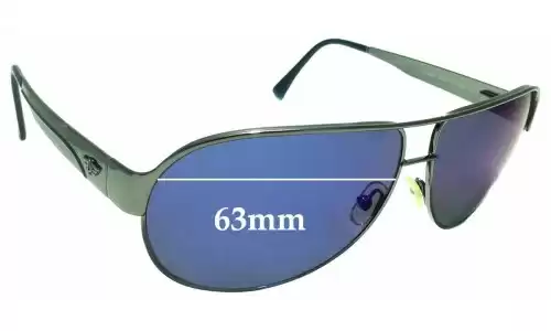 Sunglass Fix Verres de Remplacement pour Police S8511 - 63mm Wide Sunglass Fix Verres de Remplacement pour Police S8511 - 63mm Wide