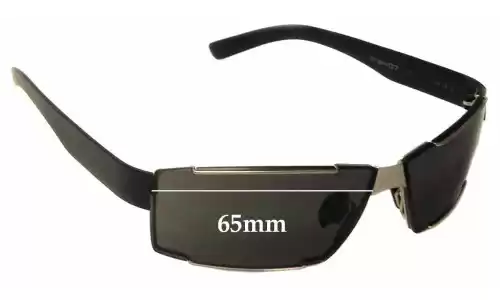 Porsche Design P'8407 Replacement Lenses 66mm Porsche Design P'8407 Replacement Sunglass Lenses - 65mm wide
