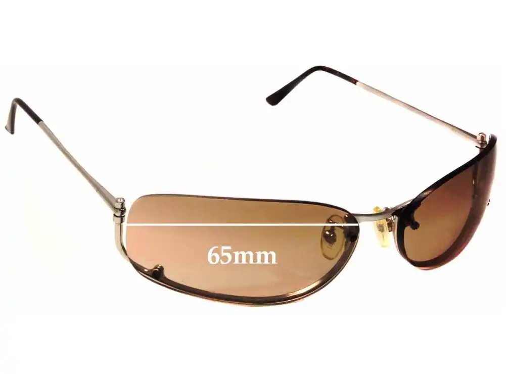 Sunglass Fix Verres de Remplacement pour Prada SPR50D - 65mm Wide Sunglass Fix Verres de Remplacement pour Prada SPR50D - 65mm Wide