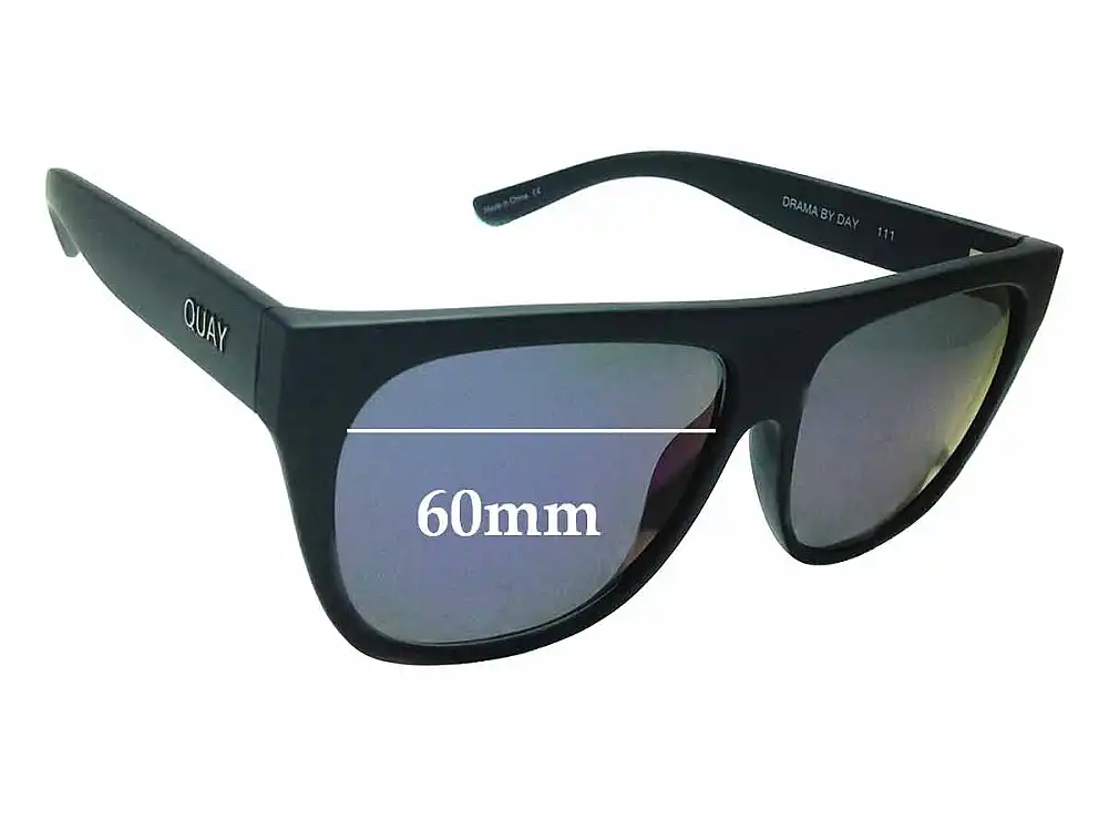 Sunglass Fix Verres de Remplacement pour Quay Drama By Day - 60mm Wide Sunglass Fix Verres de Remplacement pour Quay Drama By Day - 60mm Wide