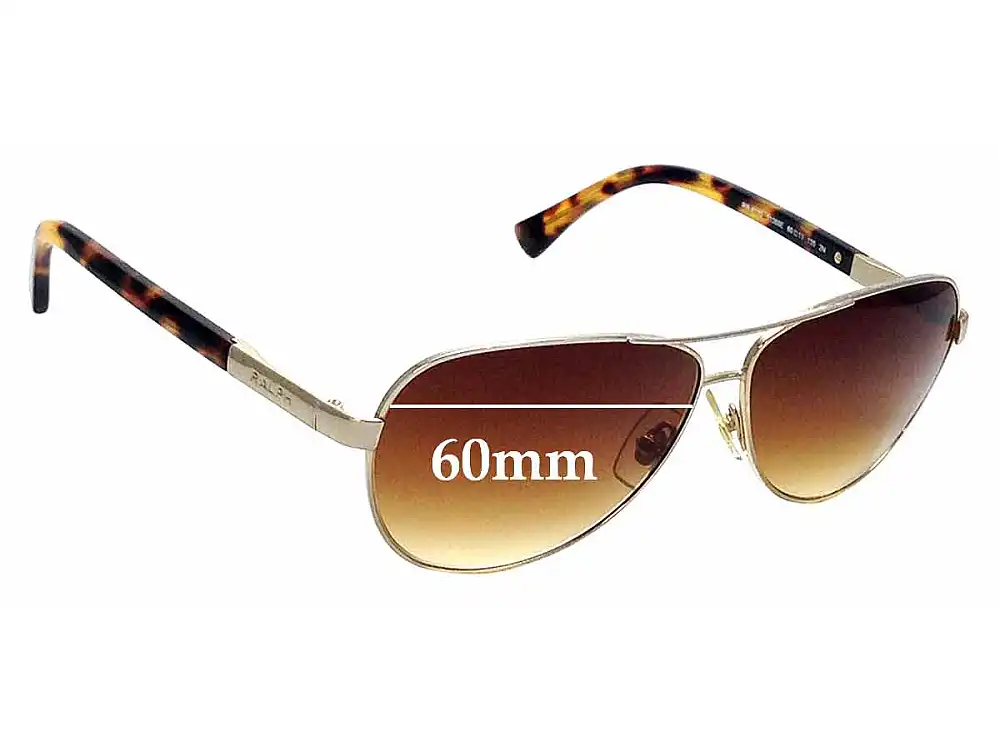 Sunglass Fix Lentilles de Remplacement pour Polo RA 4116 - 60mm Wide Sunglass Fix Lentilles de Remplacement pour Polo RA 4116 - 60mm Wide