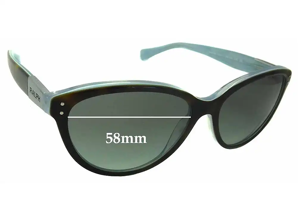 Sunglass Fix Lentilles de Remplacement pour Polo RA 5168 - 58mm Wide Sunglass Fix Lentilles de Remplacement pour Polo RA 5168 - 58mm Wide