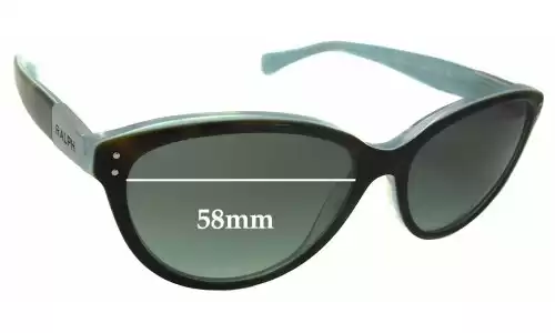Sunglass Fix Lentilles de Remplacement pour Polo RA 5168 - 58mm Wide Polo RA 5168 Lentilles de Remplacement 58mm wide