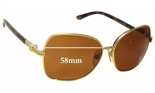Sunglass Fix Lentilles de Remplacement pour Polo RL 7028 - 58mm Wide Polo RL 7028 Lentilles de Remplacement 58mm wide