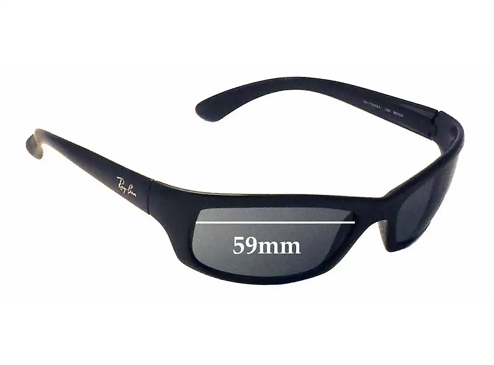 Sunglass Fix Lentilles de Remplacement pour Ray-Ban RAJ1554AA - 59mm Wide Sunglass Fix Lentilles de Remplacement pour Ray-Ban RAJ1554AA - 59mm Wide