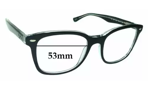 Sunglass Fix Verres de Remplacement pour Ray-Ban RB5285 - 53mm Wide Sunglass Fix Verres de Remplacement pour Ray-Ban RB5285 - 53mm Wide