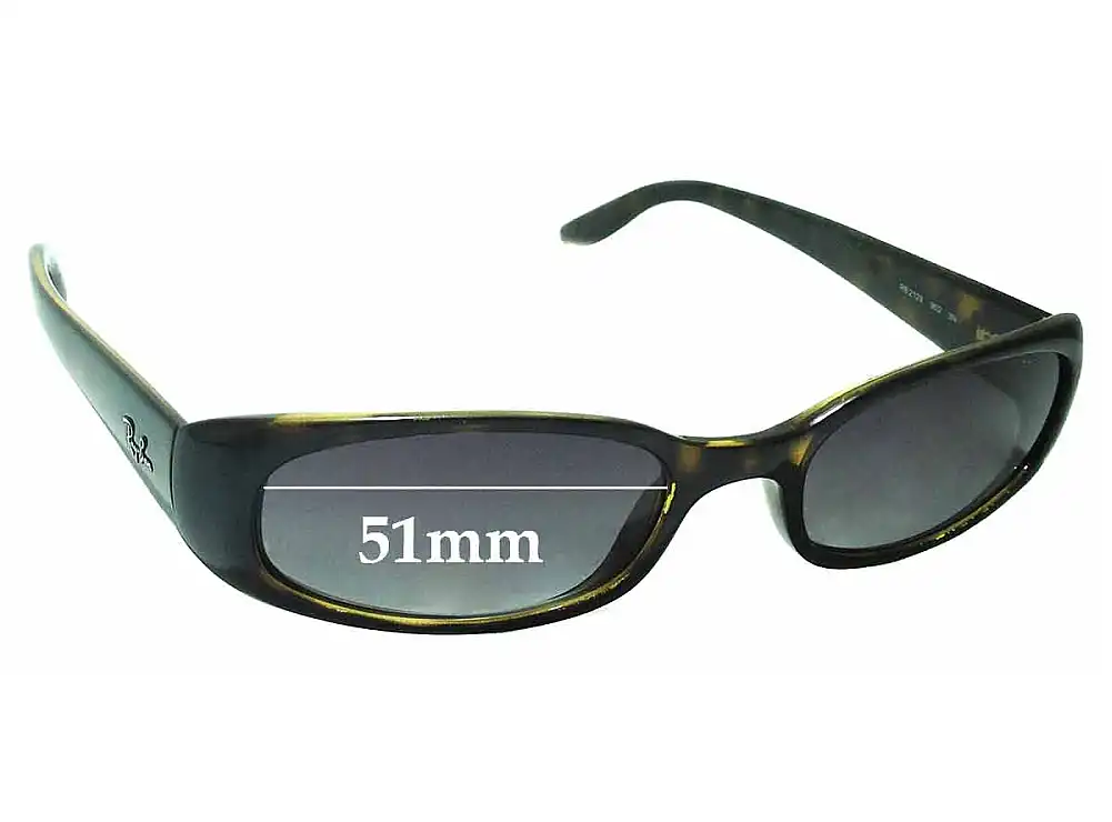 Sunglass Fix Verres de Remplacement pour Ray-Ban RB2129 - 51mm Wide Sunglass Fix Verres de Remplacement pour Ray-Ban RB2129 - 51mm Wide