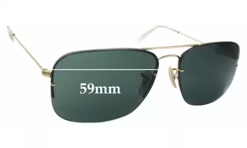 Sunglass Fix Verres de Remplacement pour Ray-Ban RB3482 Flipout - 59mm Wide Sunglass Fix Verres de Remplacement pour Ray-Ban RB3482 Flipout - 59mm Wide
