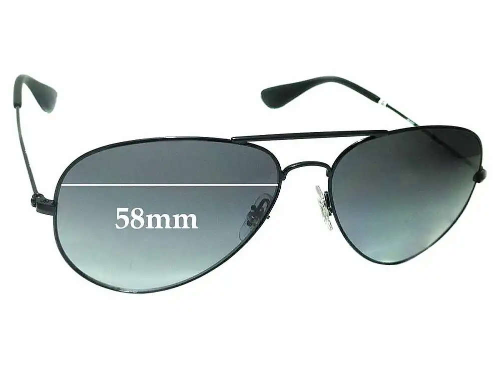 Sunglass Fix Verres de Remplacement pour Ray-Ban RB3558 - 58mm Wide Sunglass Fix Verres de Remplacement pour Ray-Ban RB3558 - 58mm Wide