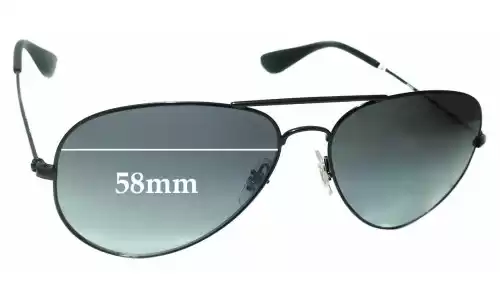 Sunglass Fix Verres de Remplacement pour Ray-Ban RB3558 - 58mm Wide Sunglass Fix Verres de Remplacement pour Ray-Ban RB3558 - 58mm Wide