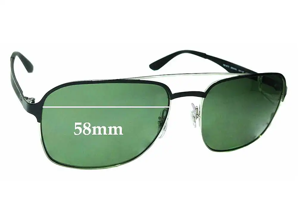 Sunglass Fix Verres de Remplacement pour Ray-Ban RB3570 - 58mm Wide Sunglass Fix Verres de Remplacement pour Ray-Ban RB3570 - 58mm Wide
