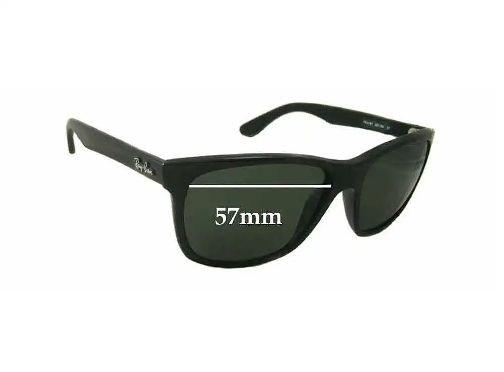 Sunglass Fix Lentilles de Remplacement pour Ray Ban RB4181-F - 57mm Wide Sunglass Fix Lentilles de Remplacement pour Ray Ban RB4181-F - 57mm Wide