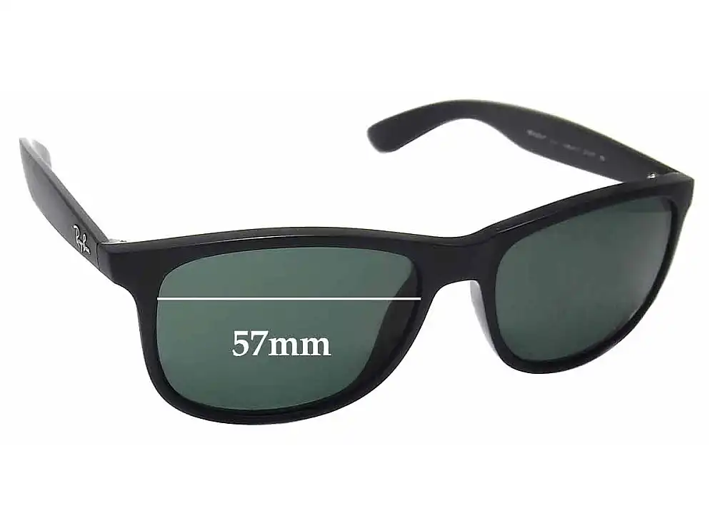 Sunglass Fix Verres de Remplacement pour Ray-Ban RB4202-F Andy (Low Bridge Fit) - 57mm Wide Sunglass Fix Verres de Remplacement pour Ray-Ban RB4202-F Andy (Low Bridge Fit) - 57mm Wide
