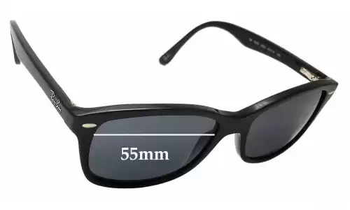 Sunglass Fix Lentilles de Remplacement pour Ray-Ban RB5228 - 55mm Wide Ray-Ban RB5228 Lentilles de Remplacement 55mm wide