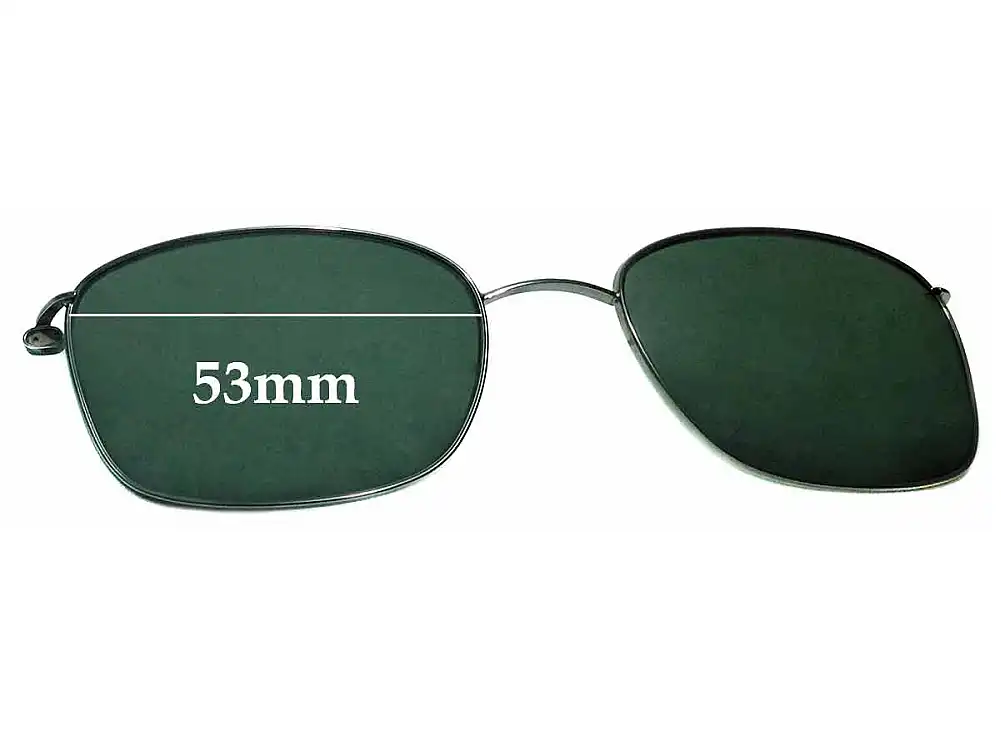 Sunglass Fix Lentilles de Remplacement pour Ray-Ban RB6042-2502 - 53mm Wide Sunglass Fix Lentilles de Remplacement pour Ray-Ban RB6042-2502 - 53mm Wide
