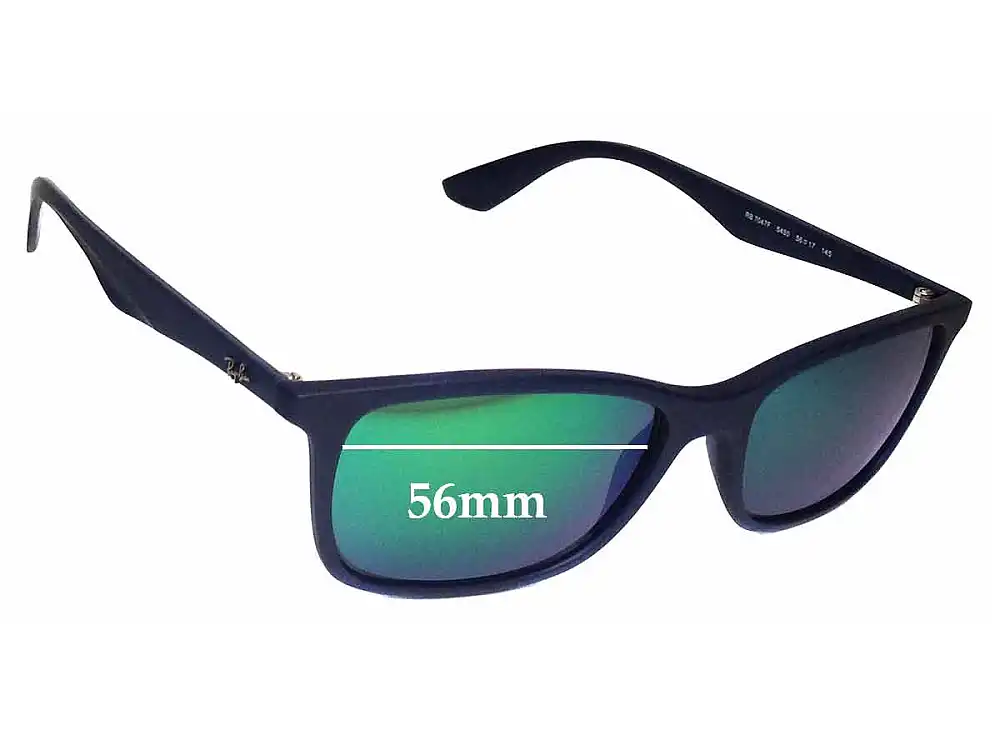 Sunglass Fix Lentilles de Remplacement pour Ray-Ban RB7047-F - 56mm Wide Sunglass Fix Lentilles de Remplacement pour Ray-Ban RB7047-F - 56mm Wide