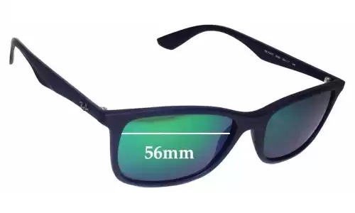 Sunglass Fix Lentilles de Remplacement pour Ray-Ban RB7047-F - 56mm Wide Ray-Ban RB7047-F Lentilles de Remplacement 56mm wide