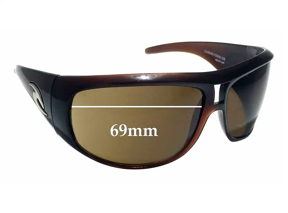 Sunglass Fix Verres de Remplacement pour Rip Curl Durban - 69mm Wide Sunglass Fix Verres de Remplacement pour Rip Curl Durban - 69mm Wide