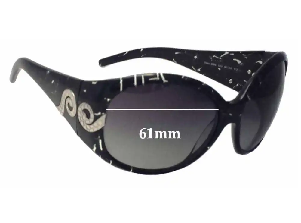 Sunglass Fix Verres de Remplacement pour Roberto Cavalli Steno 389S - 61mm Wide Sunglass Fix Verres de Remplacement pour Roberto Cavalli Steno 389S - 61mm Wide