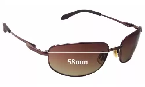Sunglass Fix Verres de Remplacement pour Serengeti Drivers - 58mm Wide Sunglass Fix Verres de Remplacement pour Serengeti Drivers - 58mm Wide