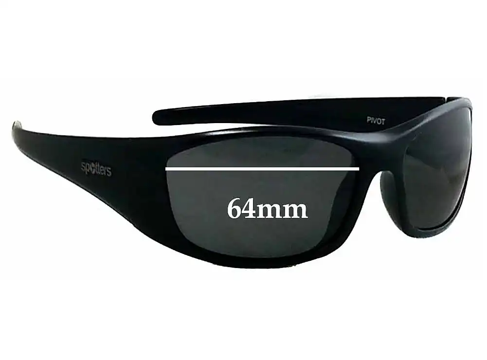 Sunglass Fix Verres de Remplacement pour Spotters Pivot - 64mm Wide Sunglass Fix Verres de Remplacement pour Spotters Pivot - 64mm Wide