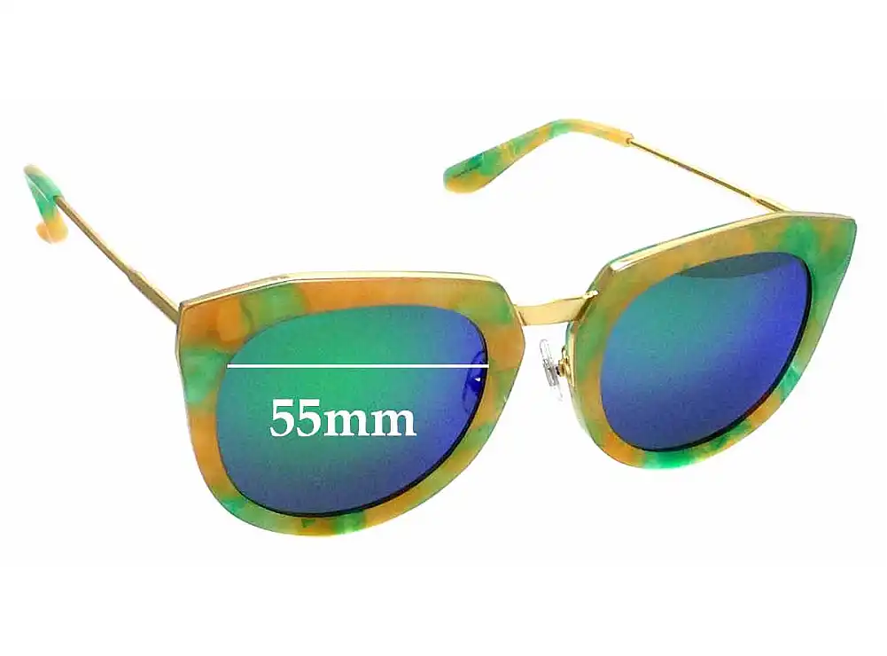 Sunglass Fix Verres de Remplacement pour Stephane Christian Bunker - 55mm Wide Sunglass Fix Verres de Remplacement pour Stephane Christian Bunker - 55mm Wide