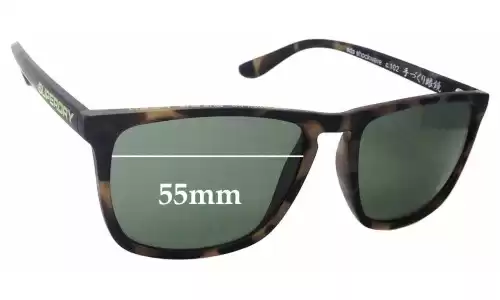 Sunglass Fix Verres de Remplacement pour Superdry Shockwave - 55mm Wide Sunglass Fix Verres de Remplacement pour Superdry Shockwave - 55mm Wide