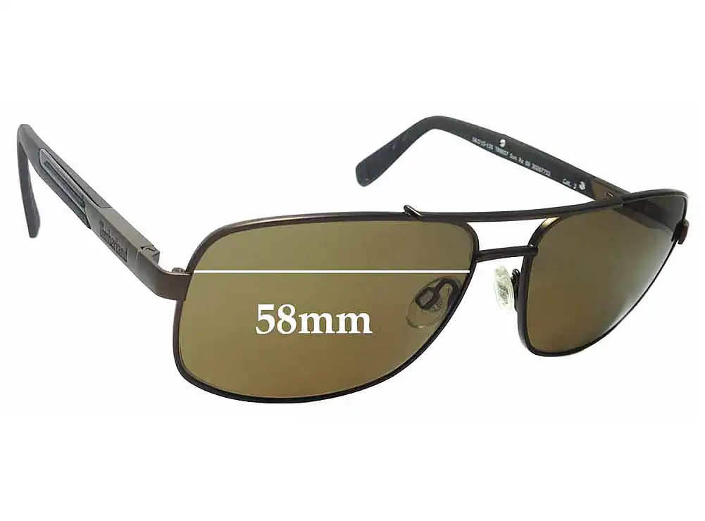 Sunglass Fix Verres de Remplacement pour Timberland TB9057 Sun Rx09 - 58mm Wide Sunglass Fix Verres de Remplacement pour Timberland TB9057 Sun Rx09 - 58mm Wide